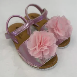 EVOCA - Minorchina rosa con fiore bambina