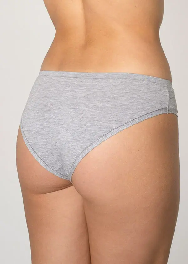 1005-1445 Slip cotone elasticizzato – colori effetto melange - immagine 3