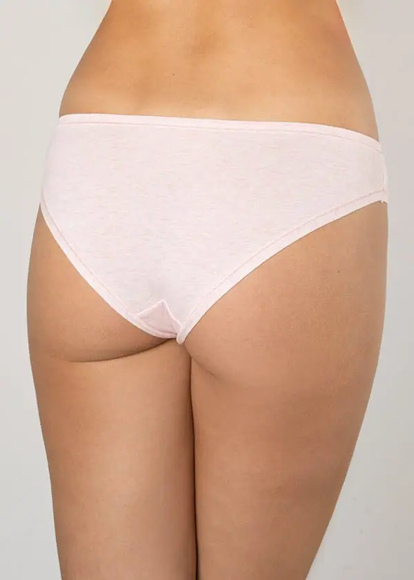 1005-1445 Slip cotone elasticizzato – colori effetto melange - immagine 5