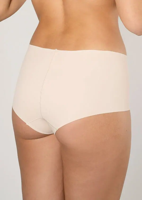 1007-1849 Guaina microfibra doppiata, taglio vivo, con tassello in cotone - immagine 8