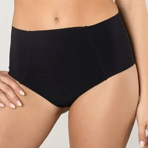 1007-1849 Guaina microfibra doppiata, taglio vivo, con tassello in cotone