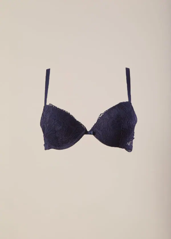 1020 – ARIEL Reggiseno push up con pizzo elastico coppa B - immagine 4