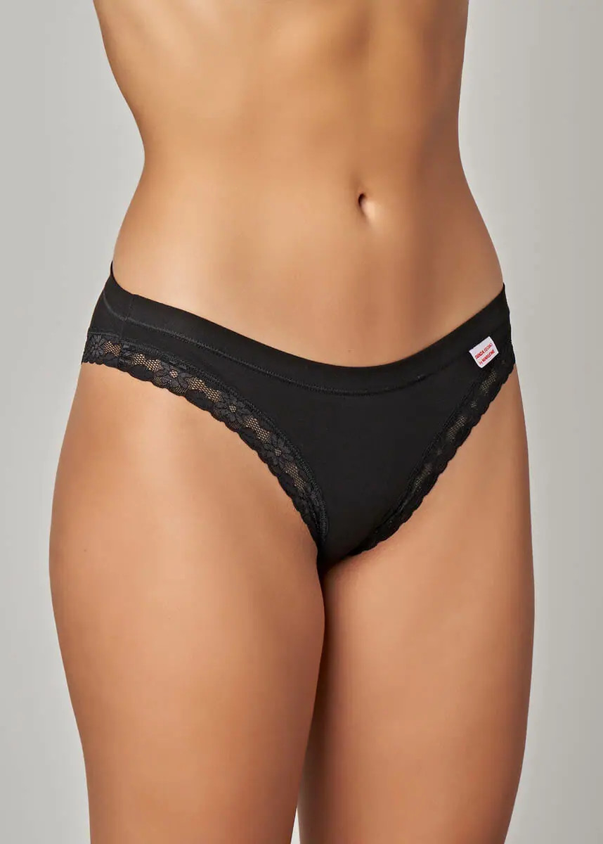 1062 – 14026 Slip basso donna bordo pizzo