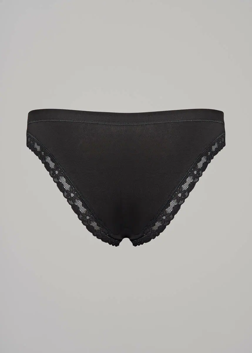 1062 – 14026 Slip basso donna bordo pizzo - immagine 6