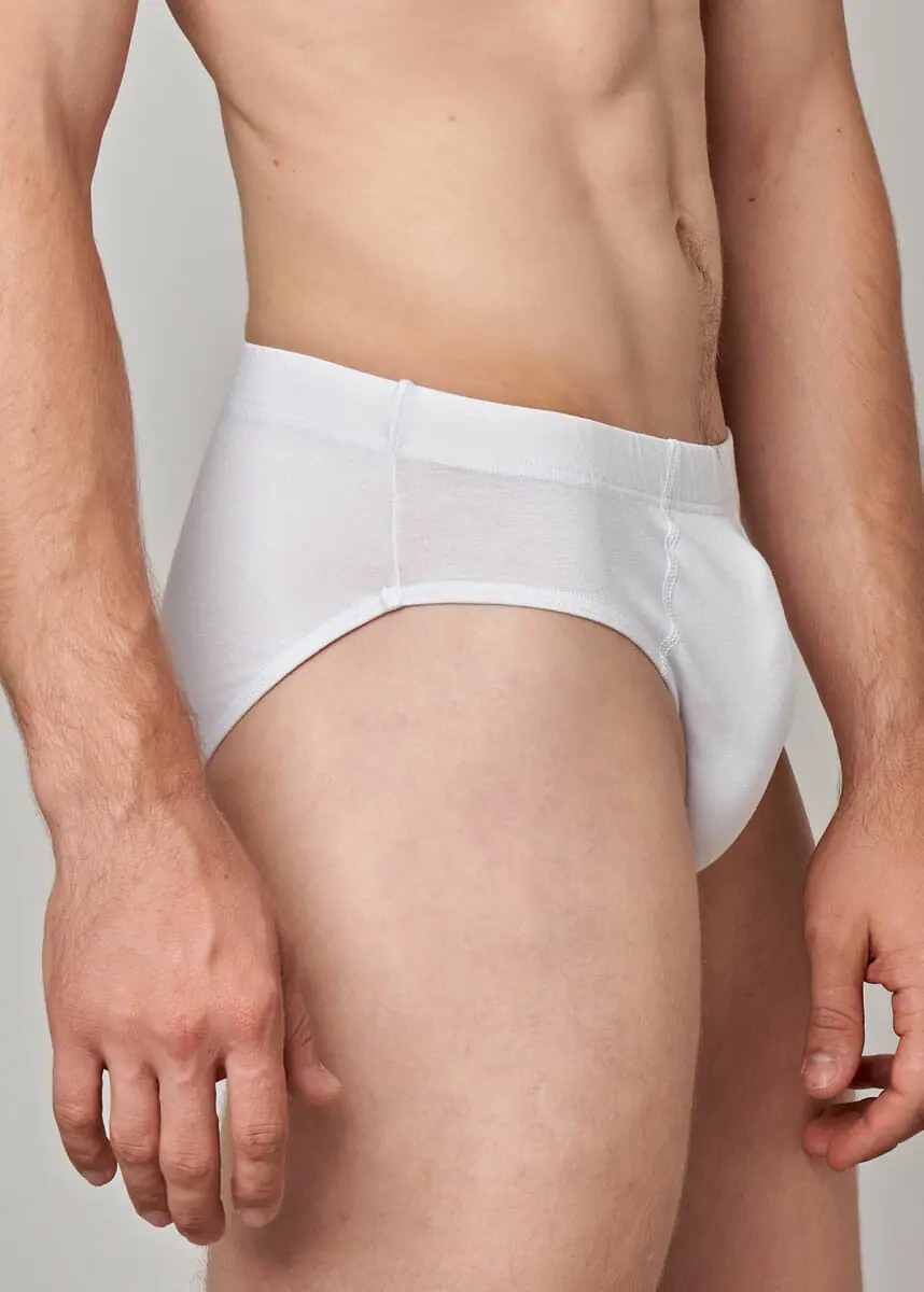 1104 – 30612 Slip uomo elasticizzato liscio Maxi Taglia - immagine 5