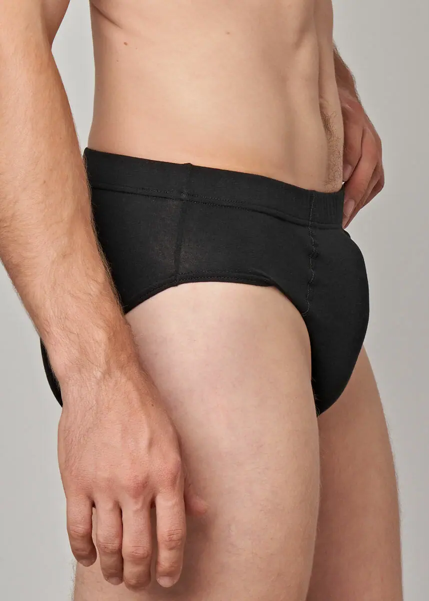 1104 – 30612 Slip uomo elasticizzato liscio Maxi Taglia - immagine 4