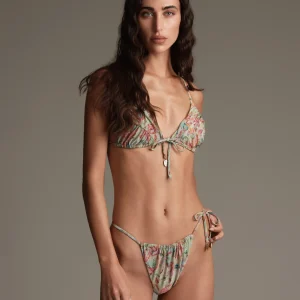 Bikini triangolo stampa tropicana