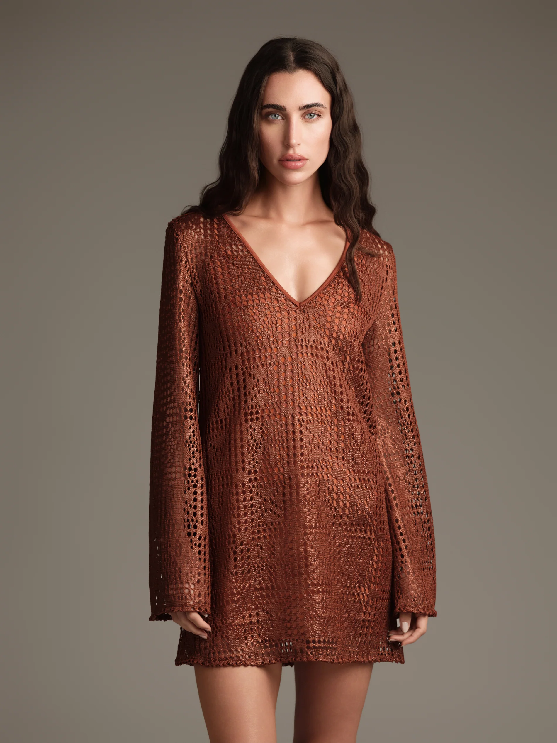 Abito corto in crochette - immagine 2