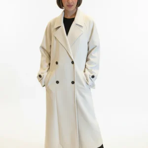 TEE TIME - Cappotto maxi con bottoni donna