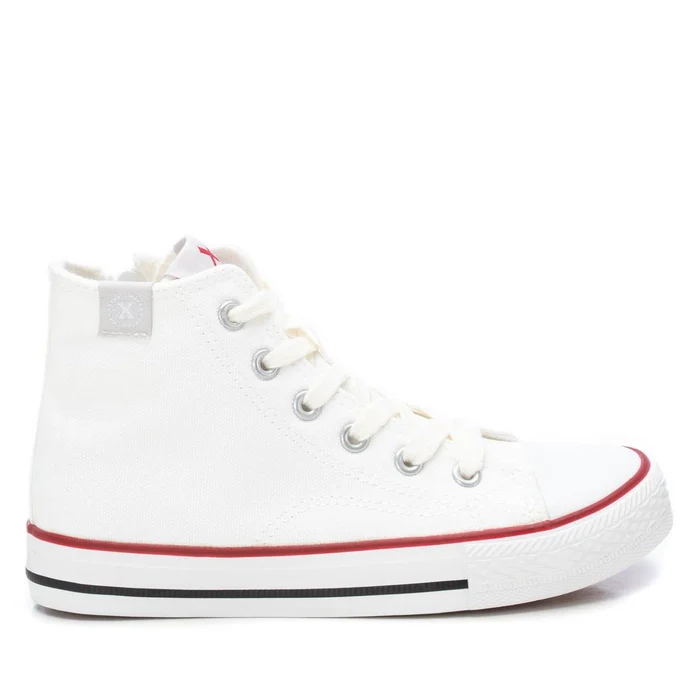 XTI - MEMORY FOAM - Sneakers alta bianca in tela bambino/a - immagine 3