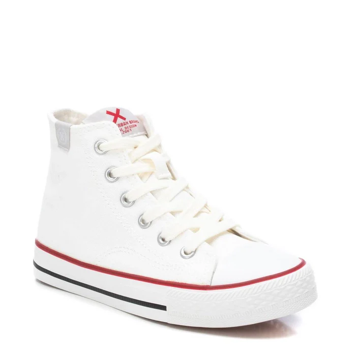 XTI - MEMORY FOAM - Sneakers alta bianca in tela bambino/a - immagine 4