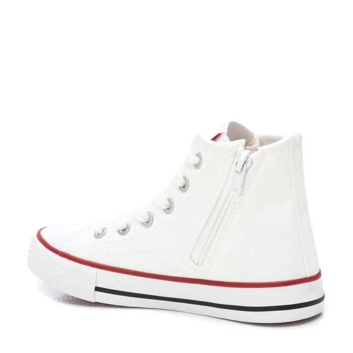 XTI - MEMORY FOAM - Sneakers alta bianca in tela bambino/a - immagine 5