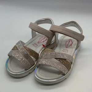 BALDUCCI SPORT - Sandalo rosa con brillantini bambina