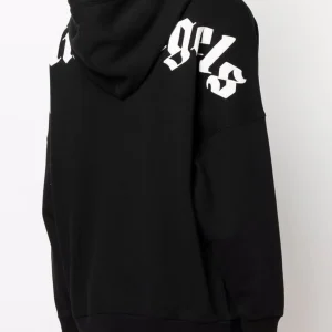 Felpa PALM ANGELS con cappuccio stampa nera