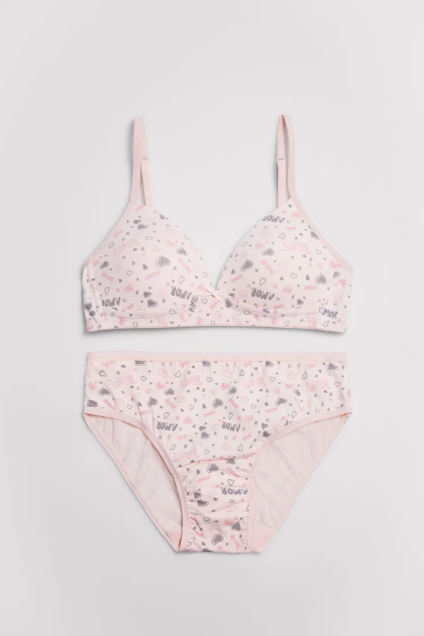 SET DI TOP E SLIP tema Amor - immagine 2