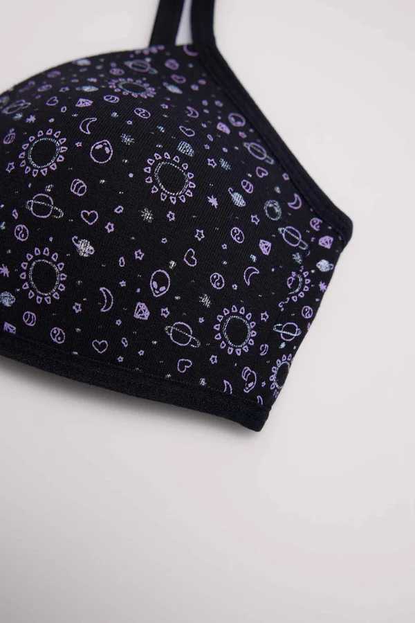 SET REGGISENO E MUTANDINE CON STAMPA SCURA - immagine 5