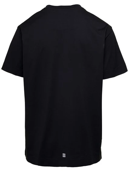 T-shirt GIVENCHY logo Archetype oversized fit nera - immagine 6