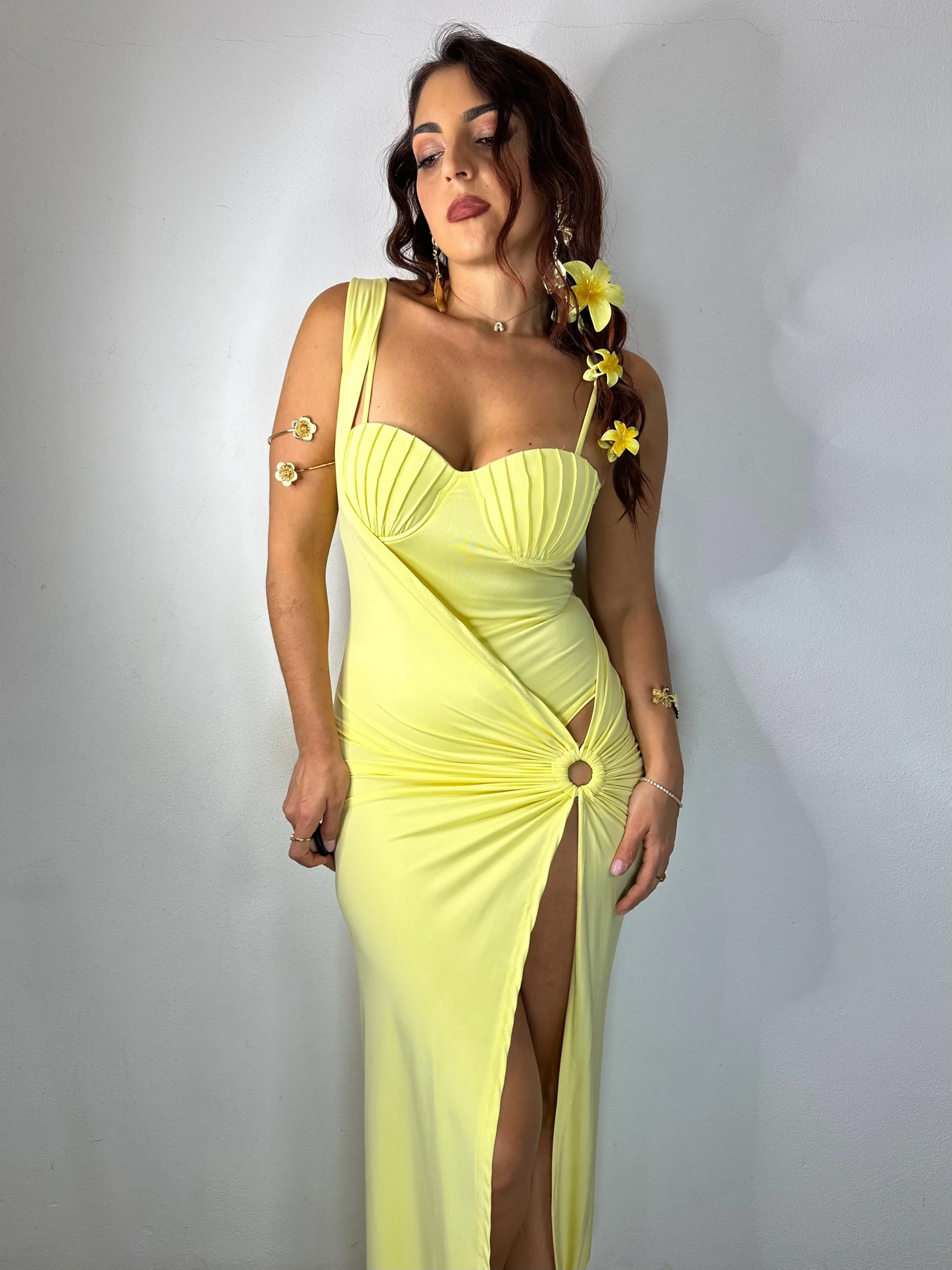 COORDINATO FINE ESTATE GIALLO - immagine 4