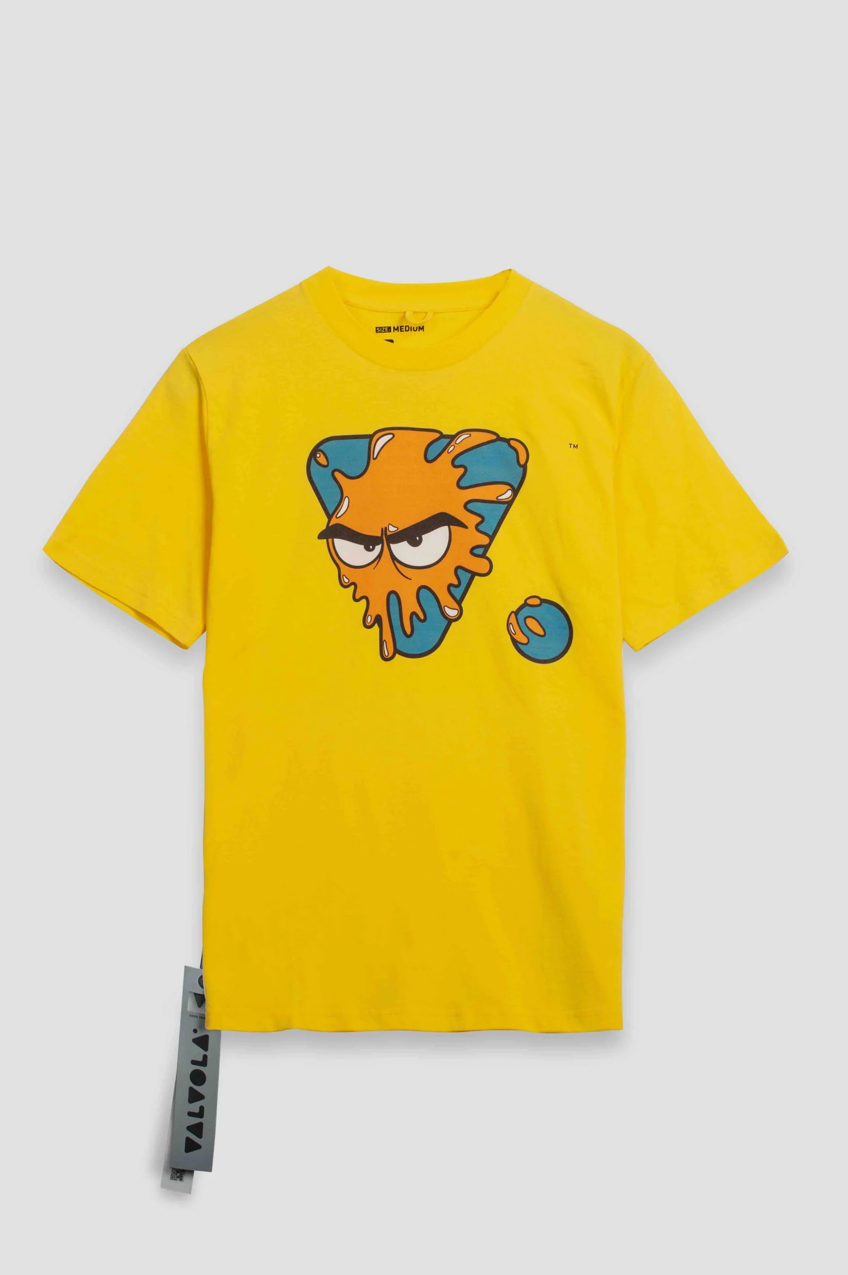 T-Shirt VALVOLA stampa grafica giallo - immagine 3