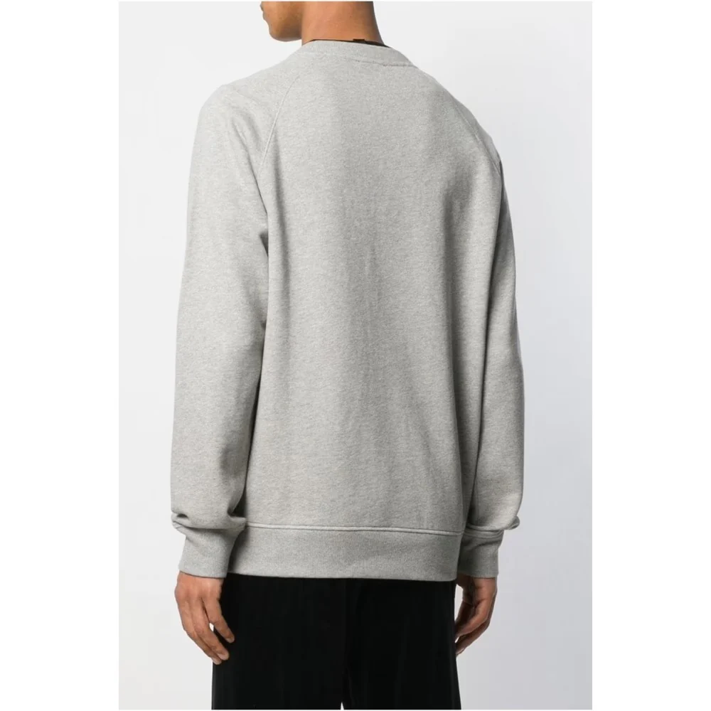 Felpa BALMAIN stampa logo grigio - immagine 4