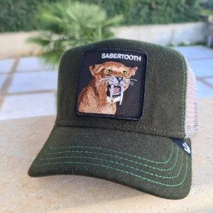 Cappello limited edition GOORIN BROS in velluto smilodonte Sabertooth