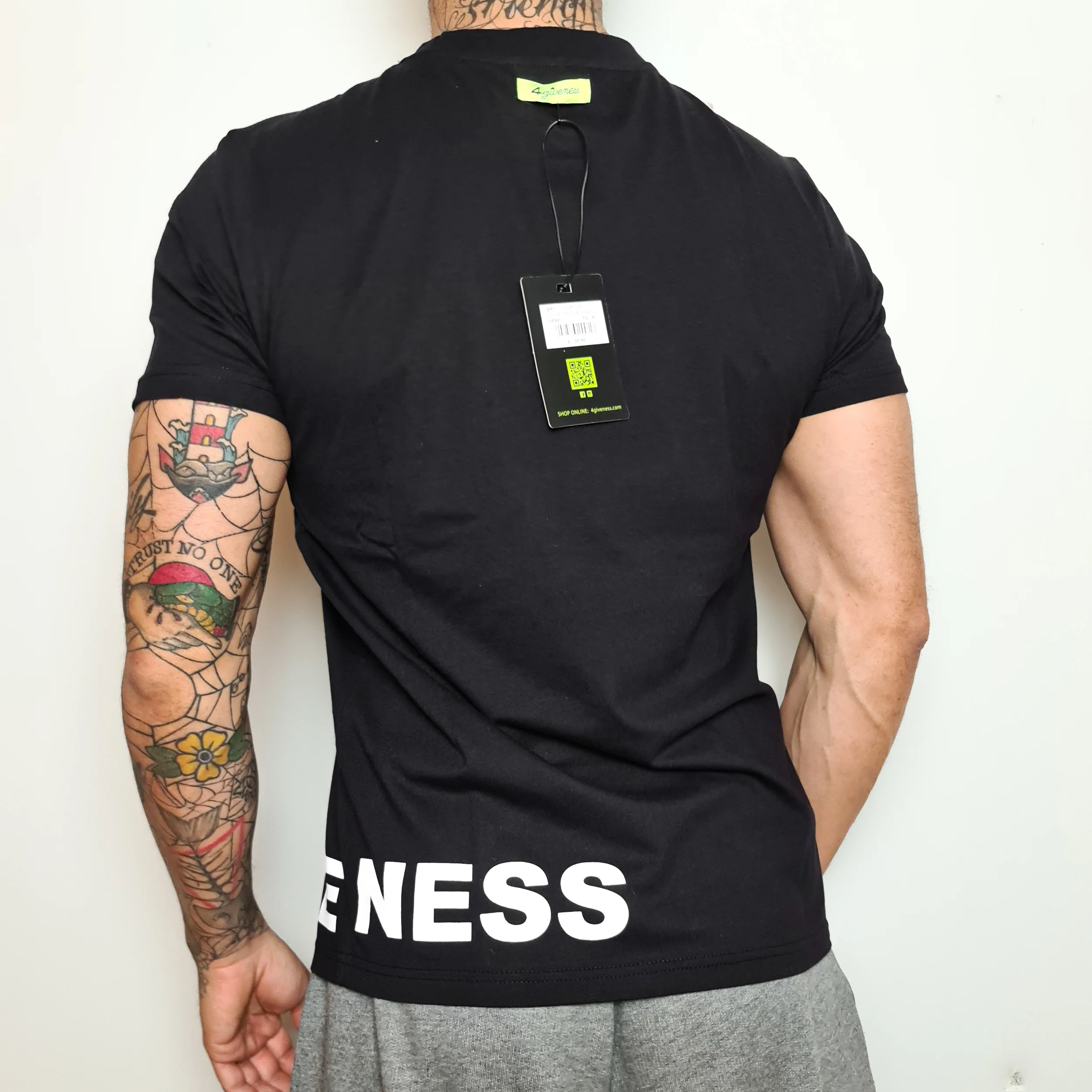 T-shirt 4GIVENESS basci nero - immagine 3