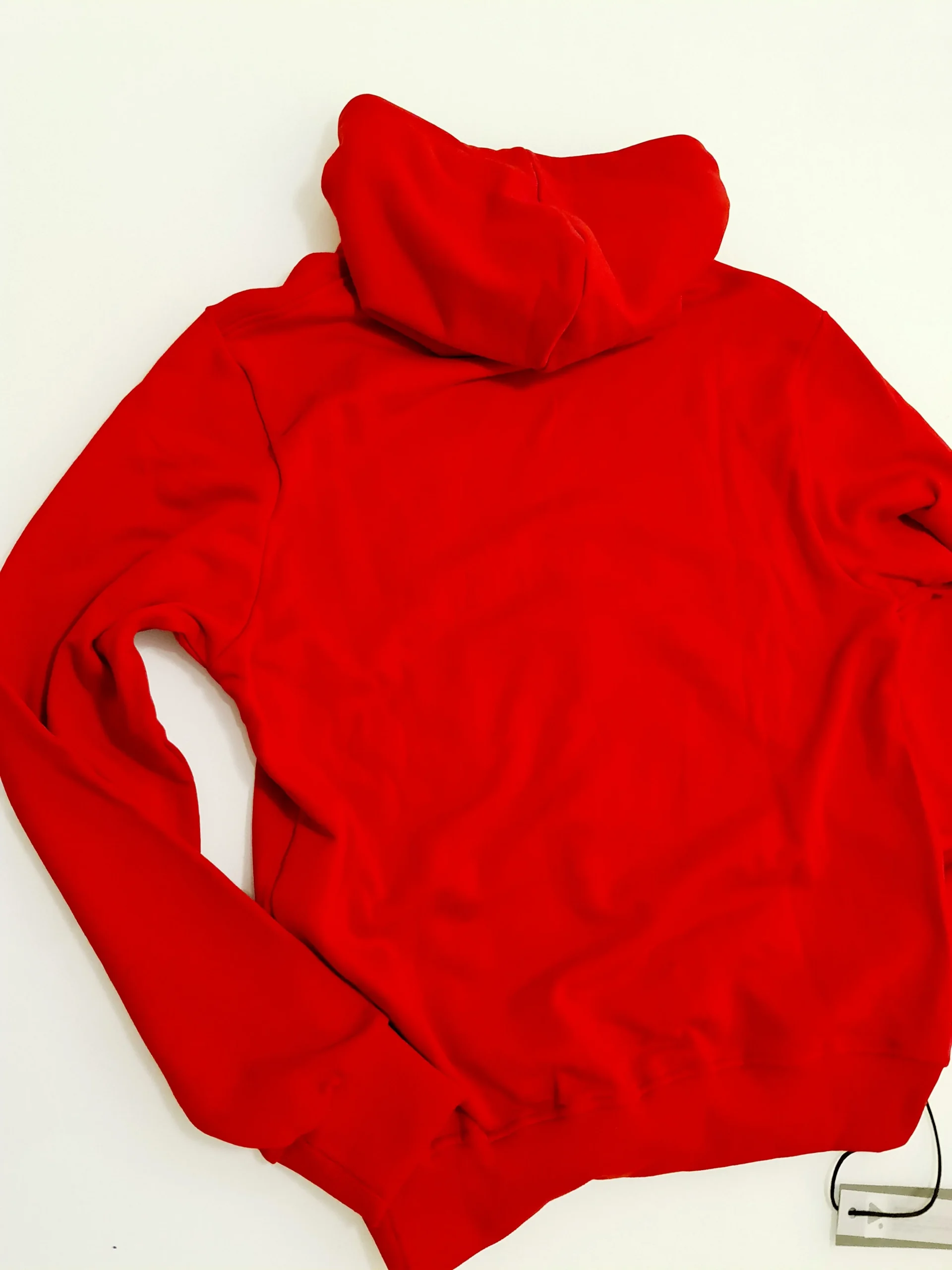 Felpa VALVOLA con cappuccio patch ricamato rosso/giallo - immagine 5