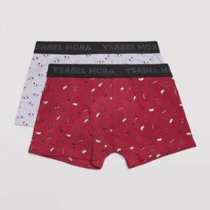 Confezione da 2 boxer in cotone con stampa cinematografica