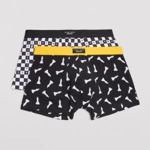Confezione da 2 boxer con stampa Sockarrats Chess