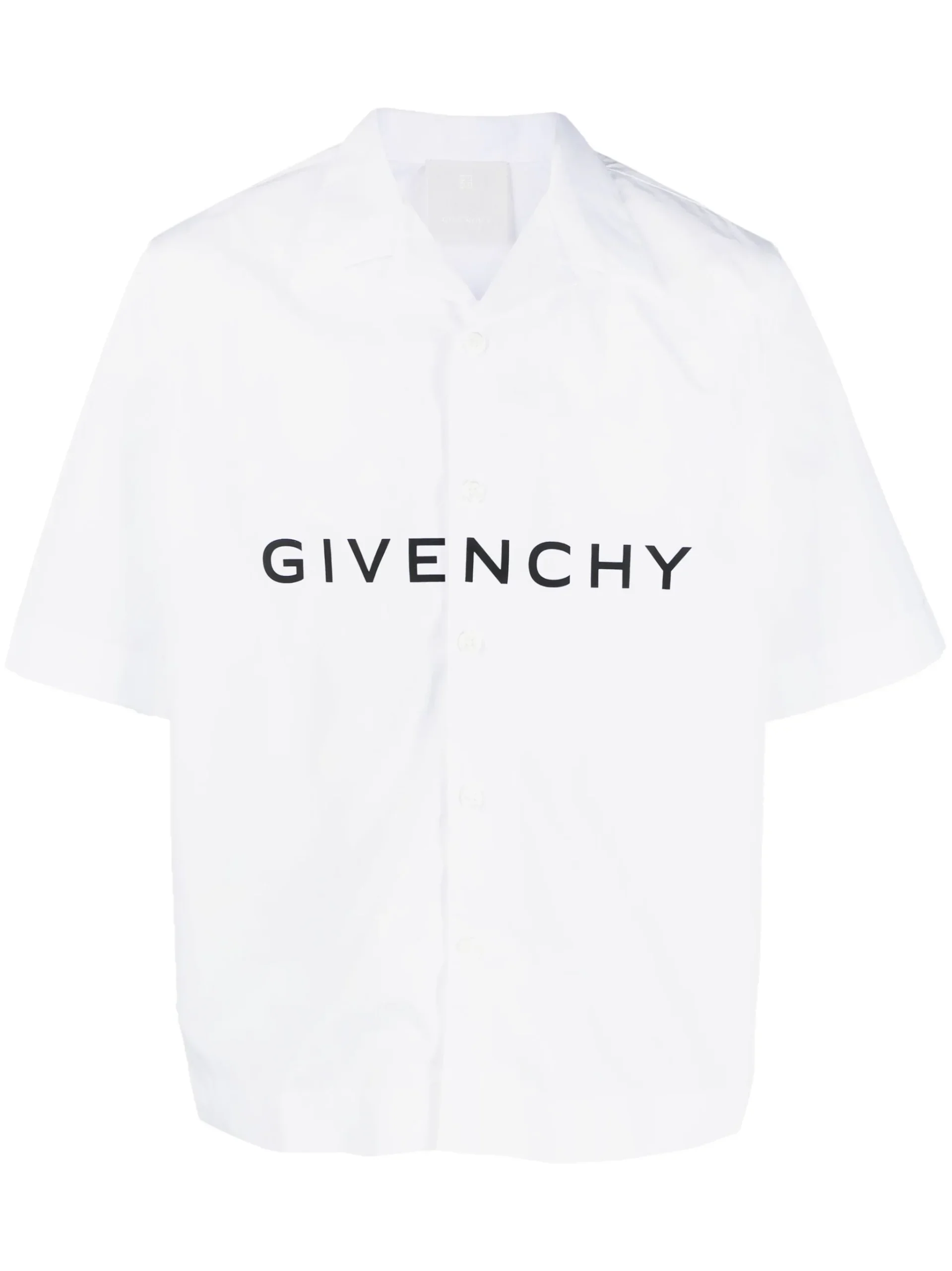 Camicia GIVENCHY manica corta con stampa bianca - immagine 6