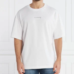 T-shirt RICHMOND X oversize stampa bianco