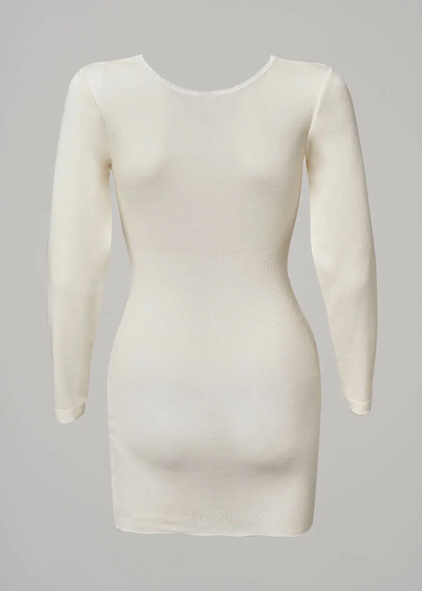 221 – 423 Maglia donna manica lunga forma seno - immagine 5