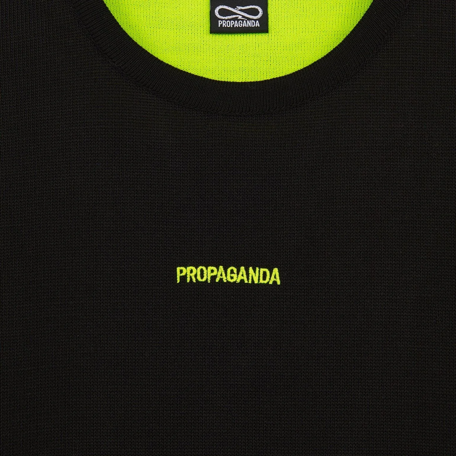 Maglione PROPAGANDA sweater ribs nero - immagine 4