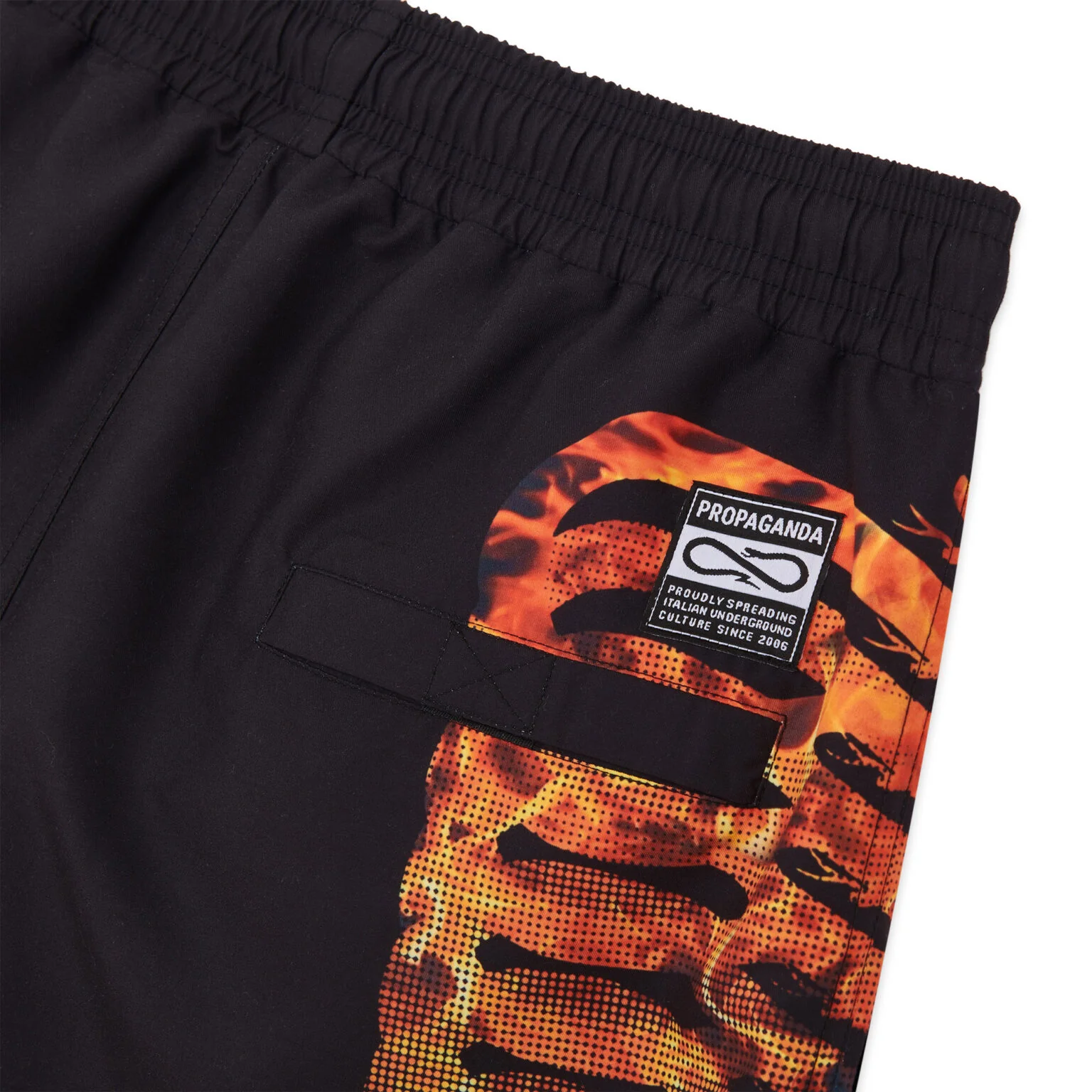 Costume boxer PROPAGANDA swimtrunk Ribs Inferno nero - immagine 5