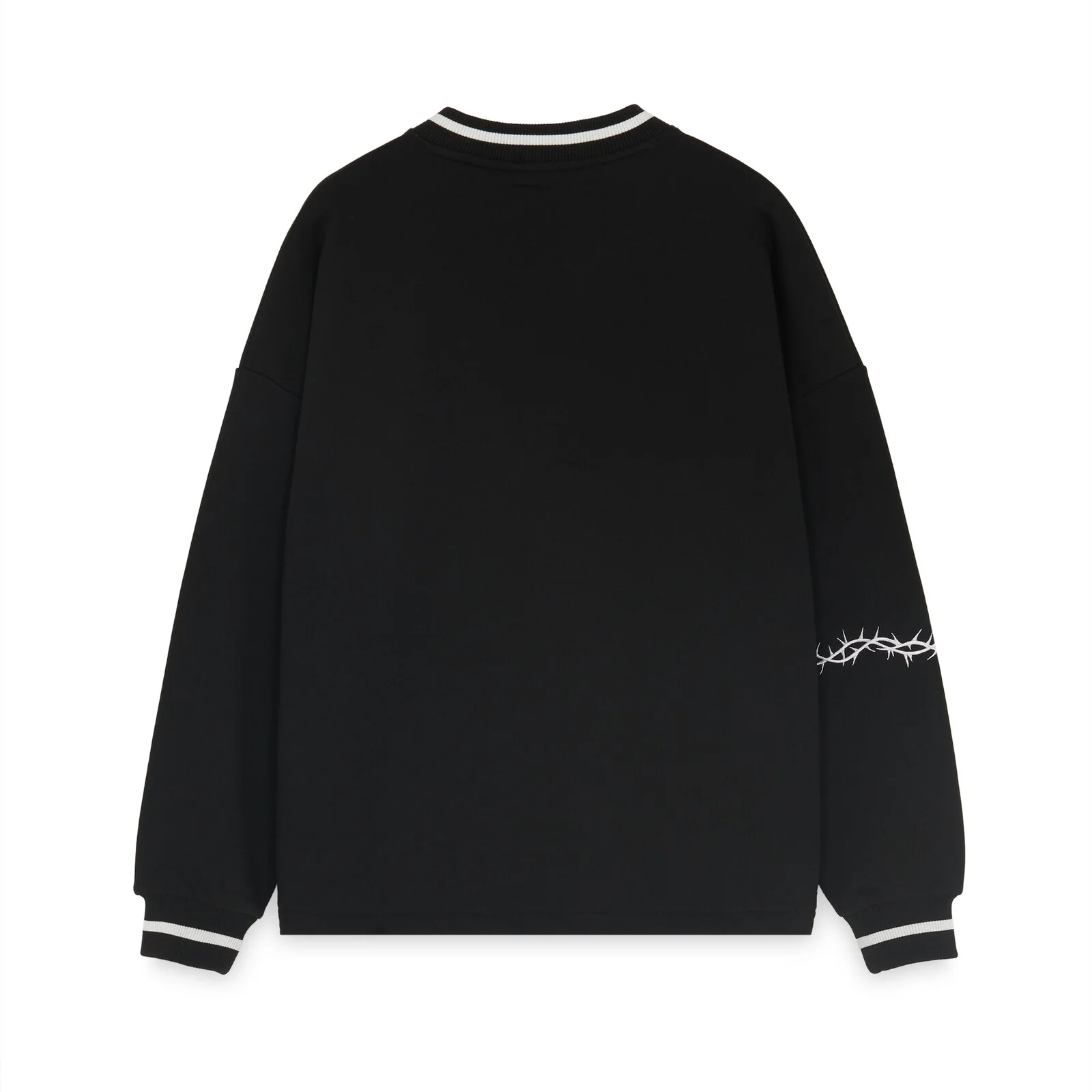 Maglia PROPAGANDA x FILA pullover scollo a V nero - immagine 3