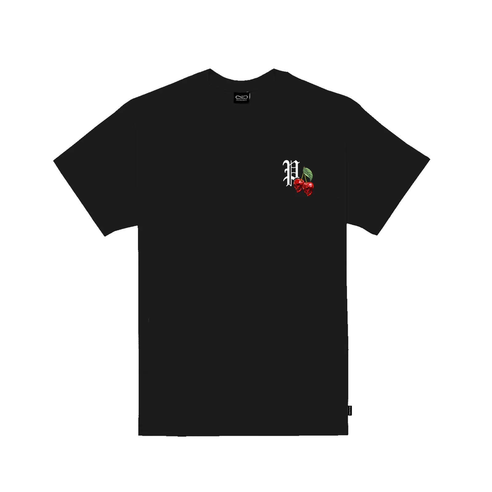 T-shirt PROPAGANDA stampa Cherry nera - immagine 3
