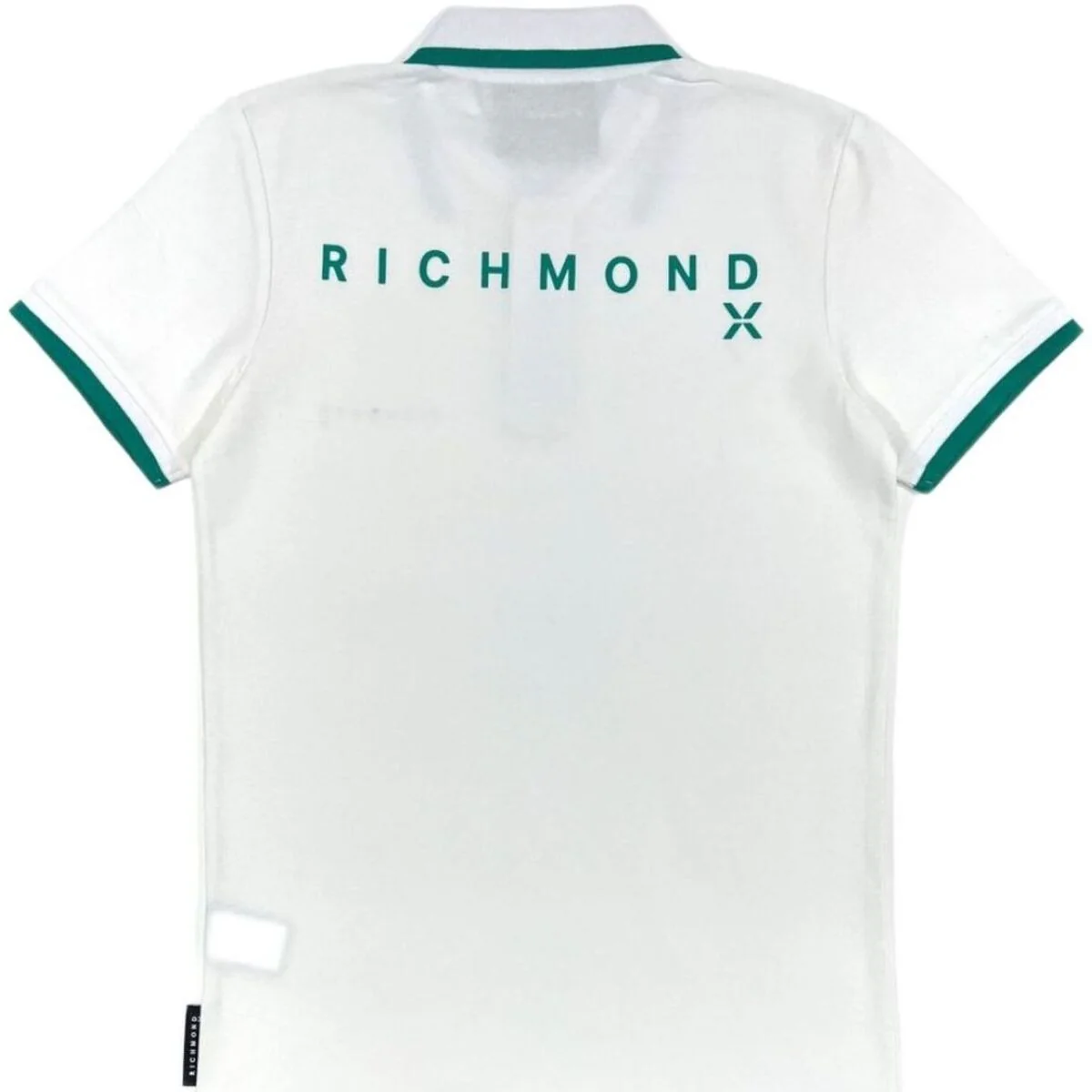 Maglia Polo JOHN RICHMOND stampa bianco/verde - immagine 5