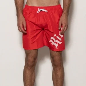 Costume JOHN RICHMOND swimboxer stampa laterale rosso/bianco