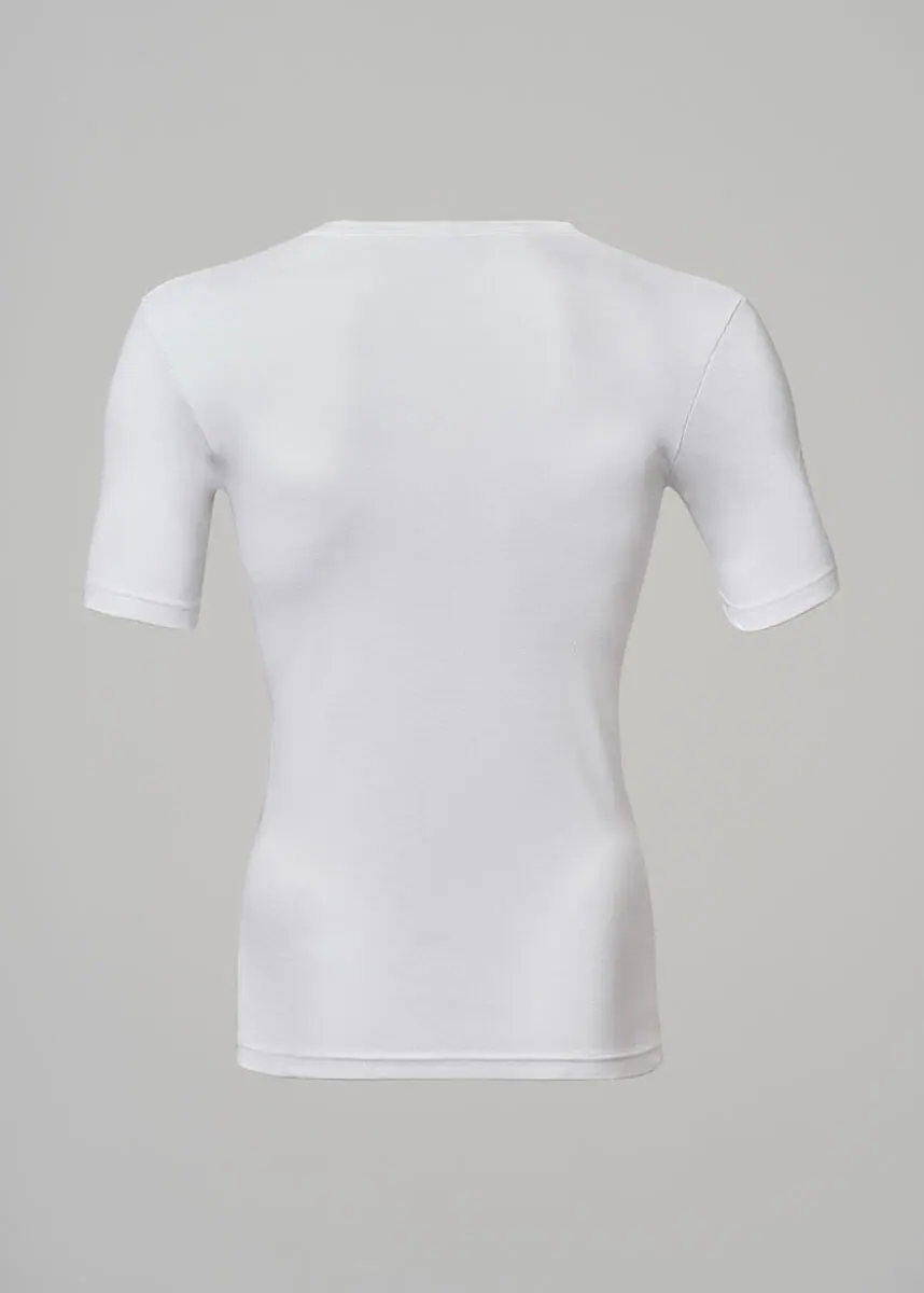 317- GEORGES Maglia uomo manica corta scollo V - immagine 6