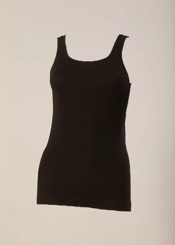 326-109 Canotta donna spalla larga liscia - immagine 7