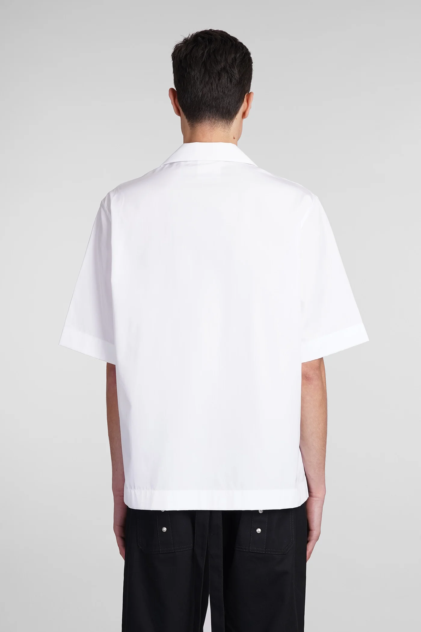 Camicia GIVENCHY manica corta con stampa bianca - immagine 4