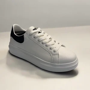 ICON - Sneakers bianca con dettaglio nero unisex