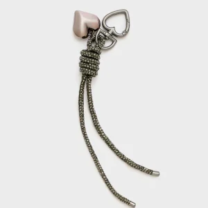 NALI - Portachiavi HEART in strass