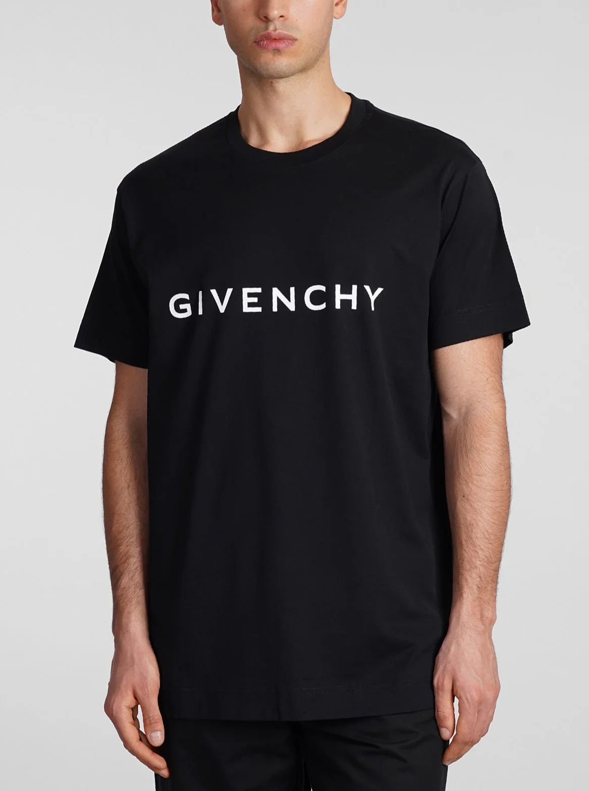 T-shirt GIVENCHY logo Archetype oversized fit nera - immagine 2