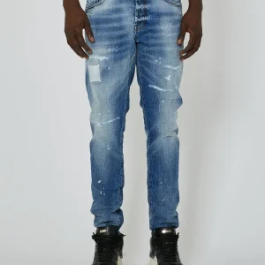 Jeans RICHMOND X regular fit con strappi denim light blue