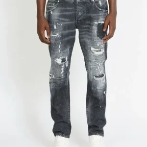 Jeans RICHMOND X regular fit con strappi denim nero