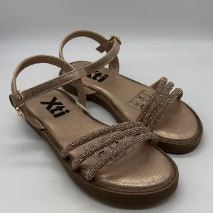 XTI - MEMORY FOAM - Sandalo bronzo con strass bambina
