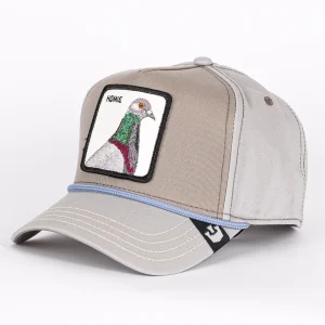 Cappello GOORIN BROS in cotone Pigeon 100 Homie grigio