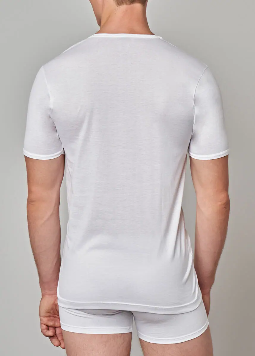 505-621 Maglia uomo manica corta scollo V - immagine 9