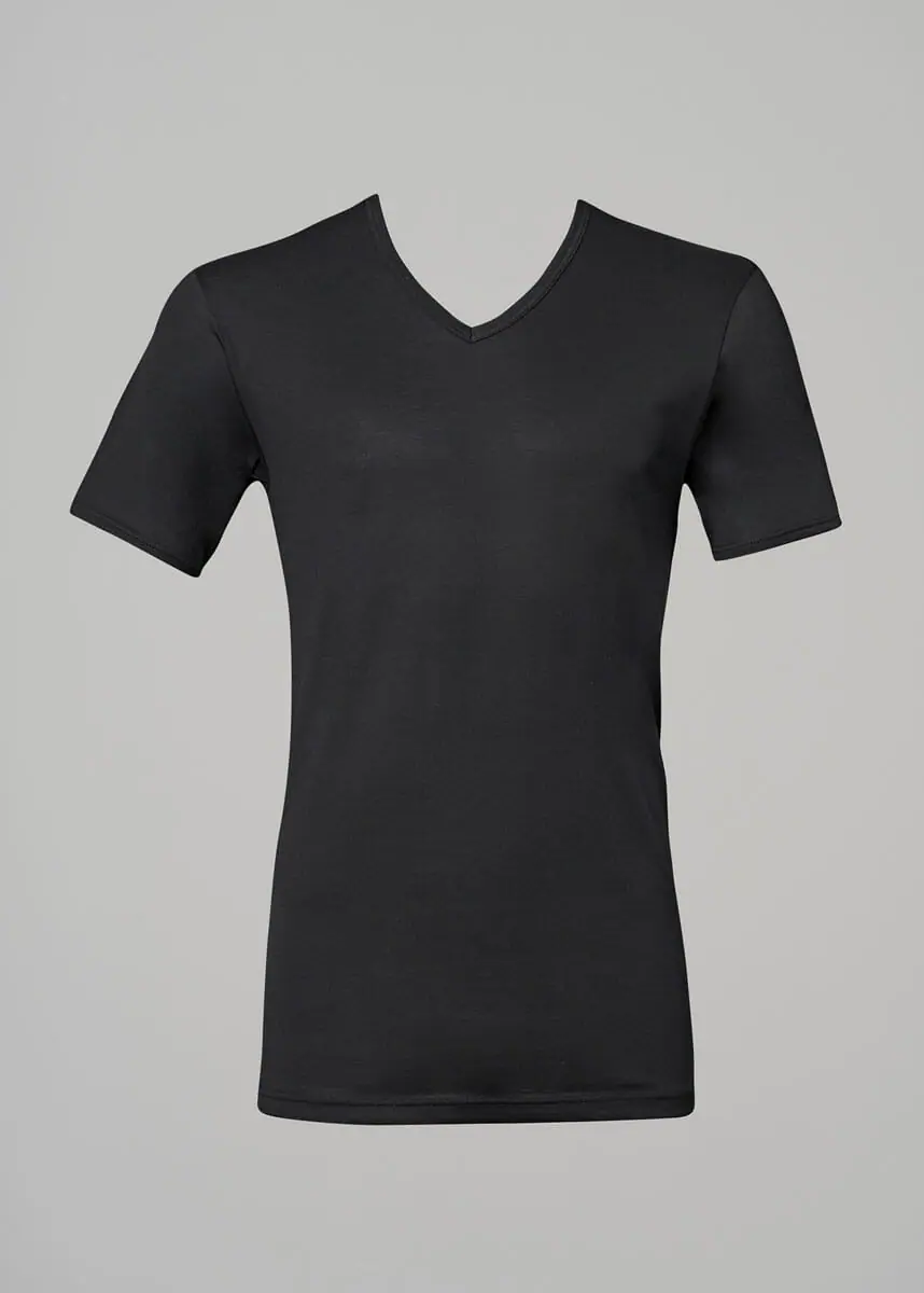 505-621 Maglia uomo manica corta scollo V - immagine 3